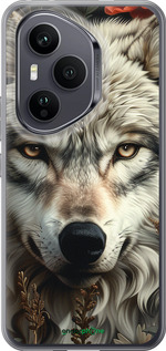 Силиконовый чехол Волчий взгляд для Huawei Honor 400 PRO 5G - 6066u-4036 изображение 