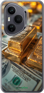 Силиконовый чехол Слитки и доллары для Huawei Honor 400 PRO 5G - 6105u-4036 изображение 
