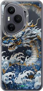 Силиконовый чехол Водяной дракон для Huawei Honor 400 PRO 5G - 6113u-4036 изображение 