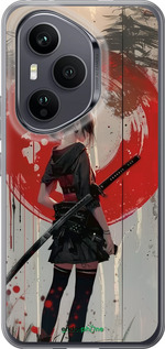 Силиконовый чехол Сумерки воина: Танец с катаной для Huawei Honor 400 PRO 5G - 6123u-4036 изображение 