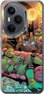 Силиконовый чехол Черепашки нинзя для Huawei Honor 400 PRO 5G - 6346u-4036 изображение 