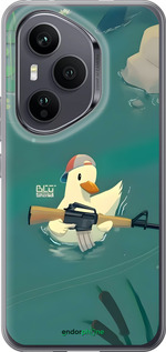 Силиконовый чехол Уточка с автоматом для Huawei Honor 400 PRO 5G - 6356u-4036 изображение 