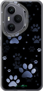 Силиконовый чехол С синими отпечатками лап для Huawei Honor 400 PRO 5G - 6441u-4036 изображение 