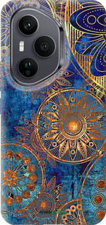 Силиконовый чехол Золотой узор для Huawei Honor 400 PRO 5G - 678u-4036 изображение 