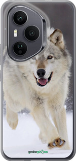 Силиконовый чехол Бегущий волк для Huawei Honor 400 PRO 5G - 826u-4036 изображение 