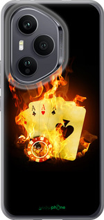 Силиконовый чехол Горящие карты для Huawei Honor 400 PRO 5G - 839u-4036 изображение 