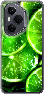 Силиконовый чехол Зелёные дольки лимона для Huawei Honor 400 PRO 5G - 852u-4036 изображение 