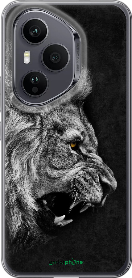 Силиконовый чехол Лев для Huawei Honor 400 PRO 5G - 1080u-4036 изображение 