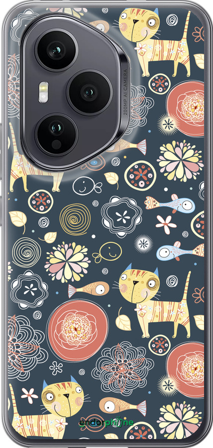 Силиконовый чехол Котята v4 для Huawei Honor 400 PRO 5G - 1224u-4036 изображение 