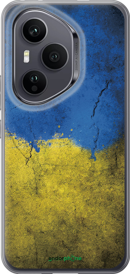 Силиконовый чехол Флаг Украины 2 для Huawei Honor 400 PRO 5G - 401u-4036 изображение 