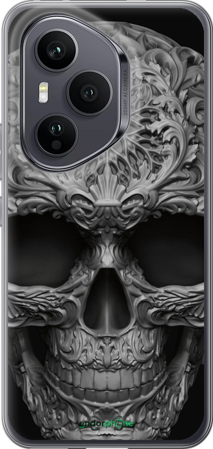 Силиконовый чехол skull-ornament для Huawei Honor 400 PRO 5G - 4101u-4036 изображение 