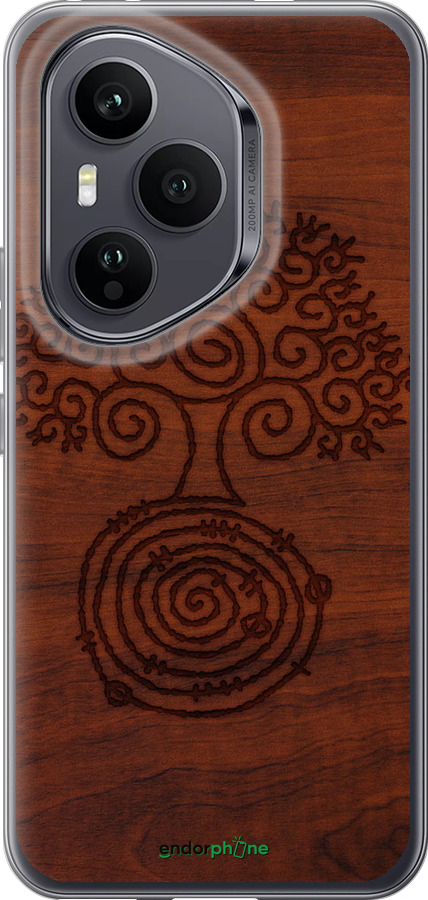 Силиконовый чехол Узор дерева для Huawei Honor 400 PRO 5G - 4119u-4036 изображение 