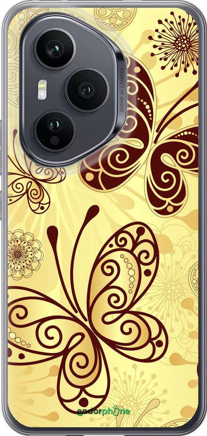 Силиконовый чехол Красивые бабочки для Huawei Honor 400 PRO 5G - 4170u-4036 изображение 