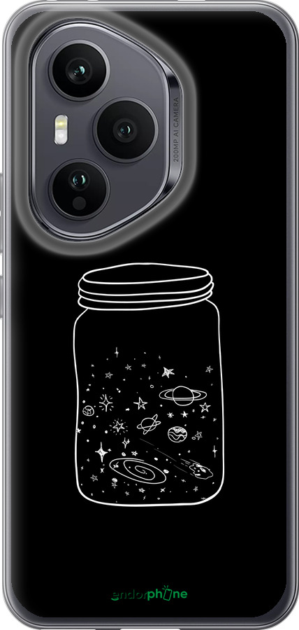 Силиконовый чехол Космос в банке для Huawei Honor 400 PRO 5G - 4297u-4036 изображение 