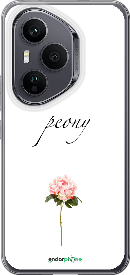 Силиконовый чехол Пион для Huawei Honor 400 PRO 5G - 4366u-4036 изображение 