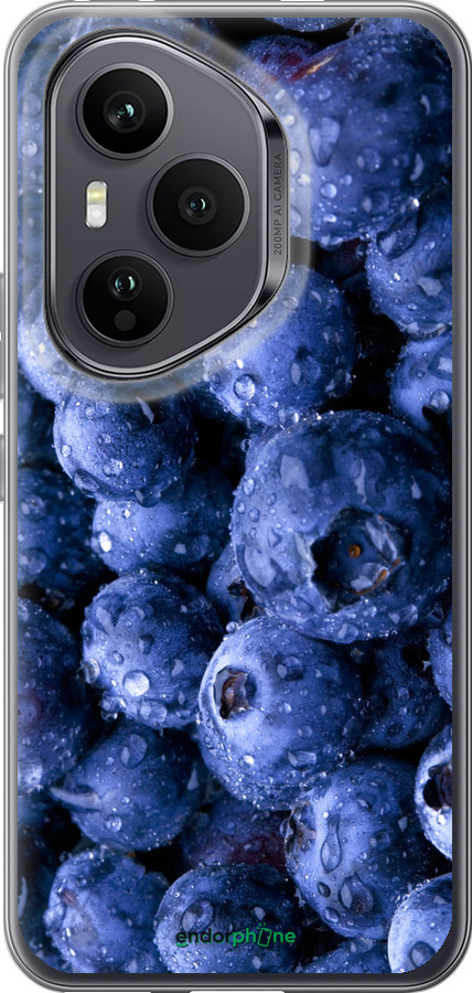 Силиконовый чехол Голубика для Huawei Honor 400 PRO 5G - 4459u-4036 изображение 