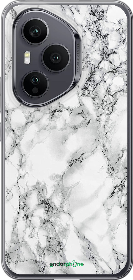 Силиконовый чехол Мрамор белый для Huawei Honor 400 PRO 5G - 4480u-4036 изображение 