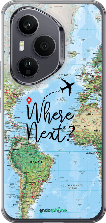 Силиконовый чехол Путешествие для Huawei Honor 400 PRO 5G - 4503u-4036 изображение 