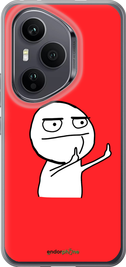 Силиконовый чехол Мем для Huawei Honor 400 PRO 5G - 4578u-4036 изображение 