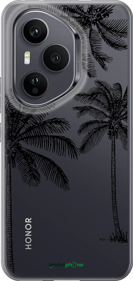Силиконовый чехол Пальмы1 для Huawei Honor 400 PRO 5G - 4634u-4036 изображение 