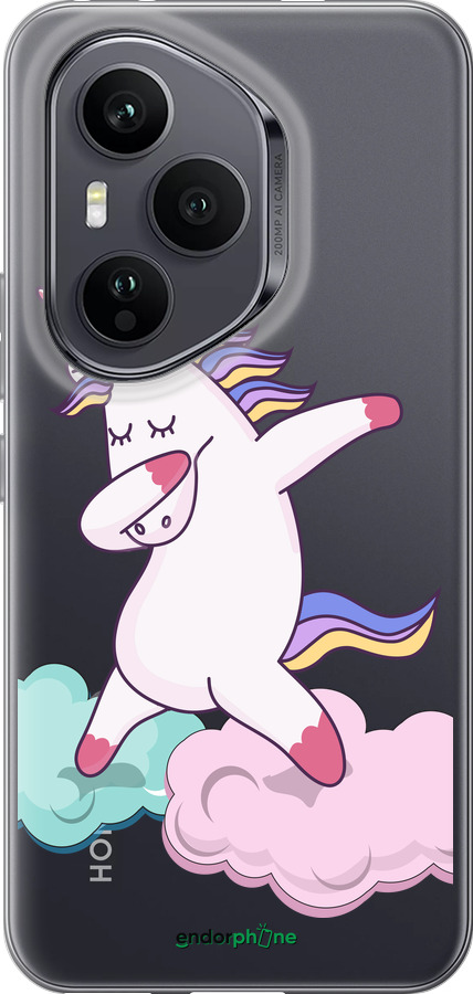 Силиконовый чехол Единорог для Huawei Honor 400 PRO 5G - 4702u-4036 изображение 