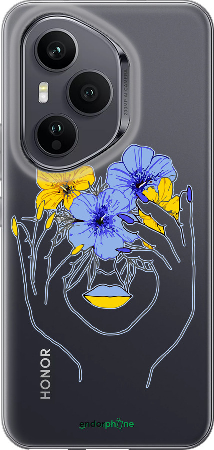 Силиконовый чехол Девушка v4 для Huawei Honor 400 PRO 5G - 5276u-4036 изображение 