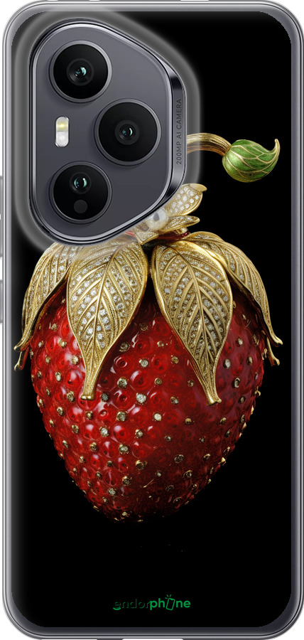 Силиконовый чехол Клубника v3 для Huawei Honor 400 PRO 5G - 5638u-4036 изображение 