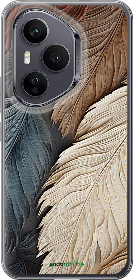 Силиконовый чехол Листья в стиле бохо для Huawei Honor 400 PRO 5G - 5643u-4036 изображение 