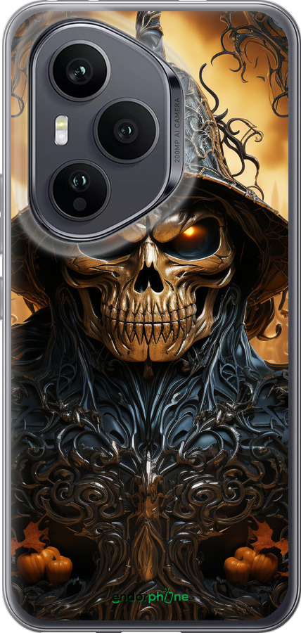 Силиконовый чехол Череп 2 для Huawei Honor 400 PRO 5G - 5652u-4036 изображение 