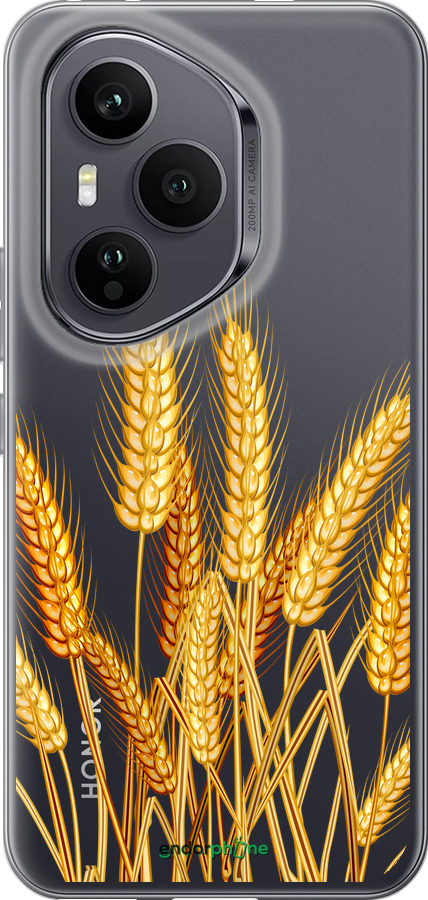 Силиконовый чехол Колоски пшеници для Huawei Honor 400 PRO 5G - 5866u-4036 изображение 