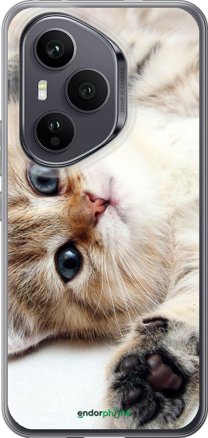 Силиконовый чехол Котик для Huawei Honor 400 PRO 5G - 6024u-4036 изображение 