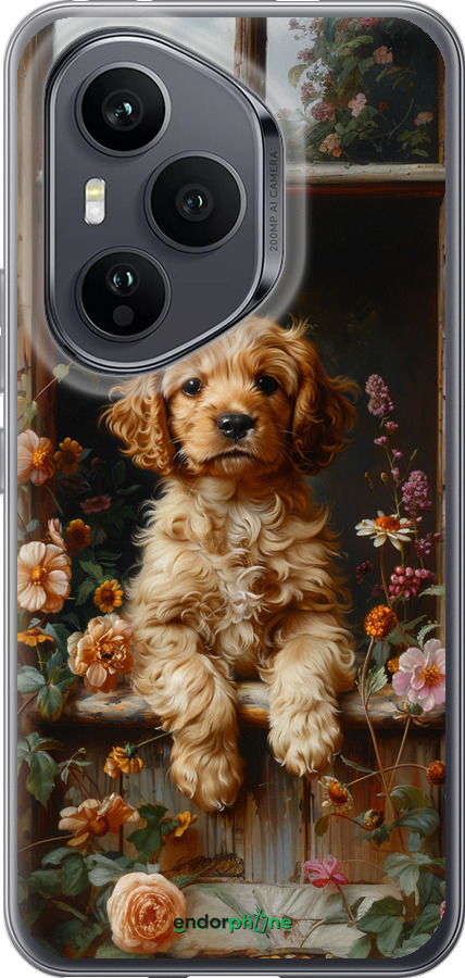 Силиконовый чехол Щенок cocker spaniel для Huawei Honor 400 PRO 5G - 6136u-4036 изображение 