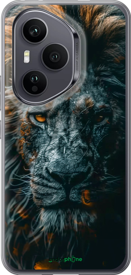 Силиконовый чехол Лев в сумерках для Huawei Honor 400 PRO 5G - 6154u-4036 изображение 