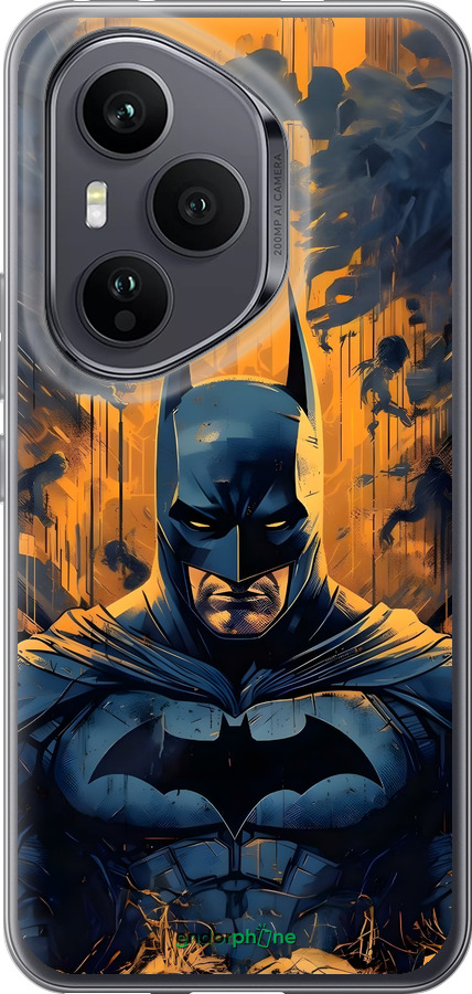 Силиконовый чехол Бэтмен для Huawei Honor 400 PRO 5G - 6335u-4036 изображение 