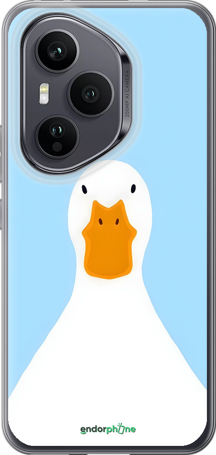 Силиконовый чехол Гусь для Huawei Honor 400 PRO 5G - 6350u-4036 изображение 