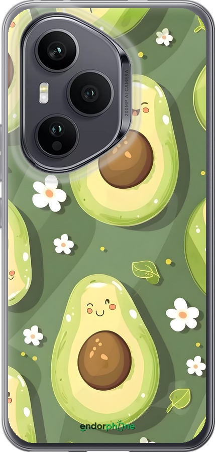 Силиконовый чехол Авокадо для Huawei Honor 400 PRO 5G - 6380u-4036 изображение 