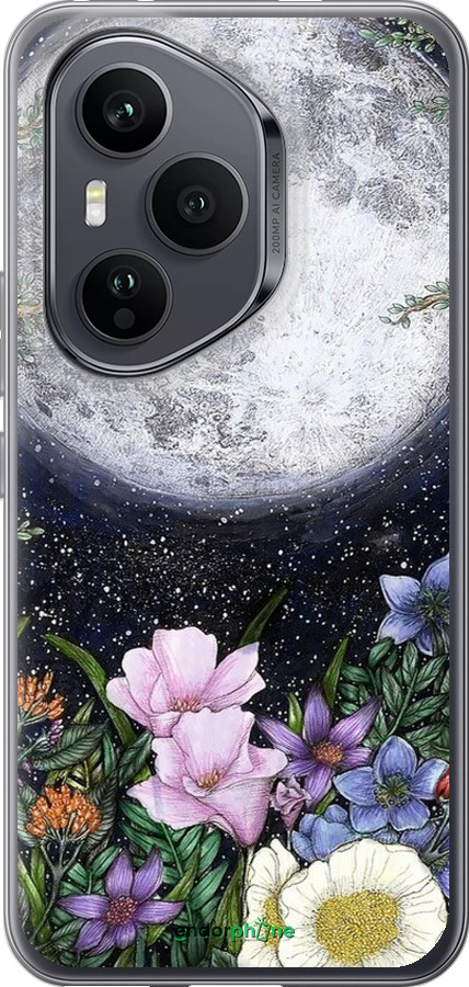 Силиконовый чехол Полночь в саду II для Huawei Honor 400 PRO 5G - 6424u-4036 изображение 