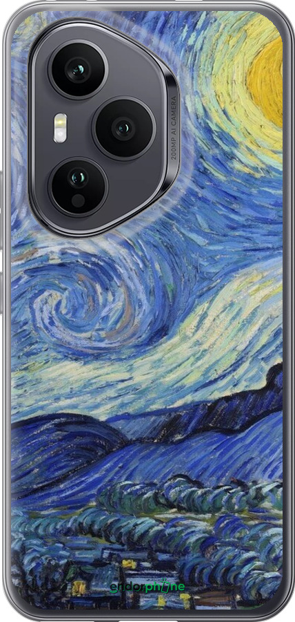 Силиконовый чехол «Звездная ночь» Винсента Ван Гога для Huawei Honor 400 PRO 5G - 6433u-4036 изображение 