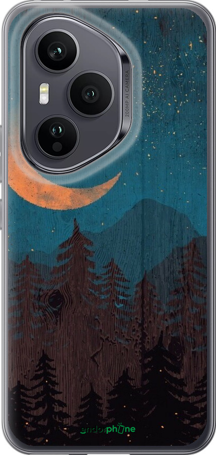 Силиконовый чехол Звездный лес для Huawei Honor 400 PRO 5G - 6480u-4036 изображение 