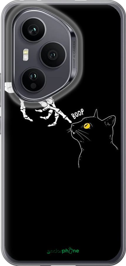 Силиконовый чехол Кошка для Huawei Honor 400 PRO 5G - 6505u-4036 изображение 