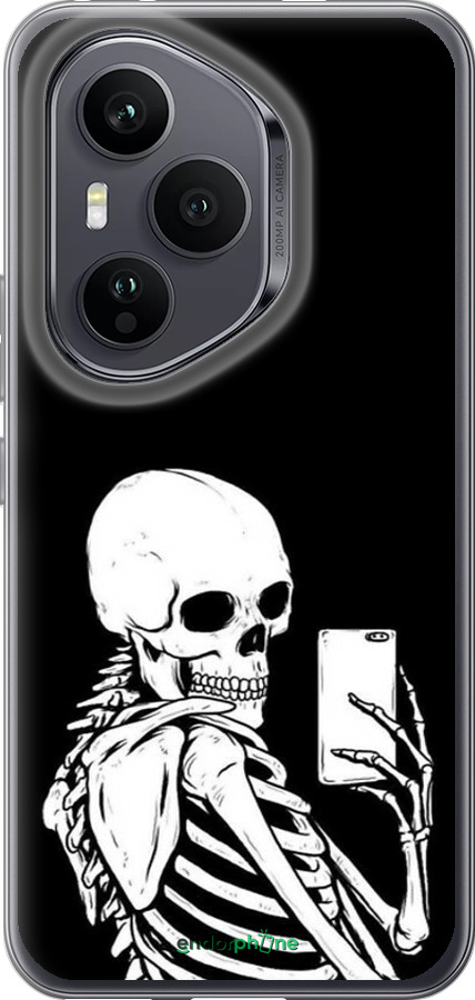 Силиконовый чехол Скелет делает Selfie для Huawei Honor 400 PRO 5G - 6535u-4036 изображение 