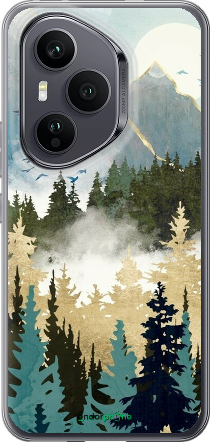 Силиконовый чехол С изображением лесного пейзажа для Huawei Honor 400 PRO 5G - 6548u-4036 изображение 