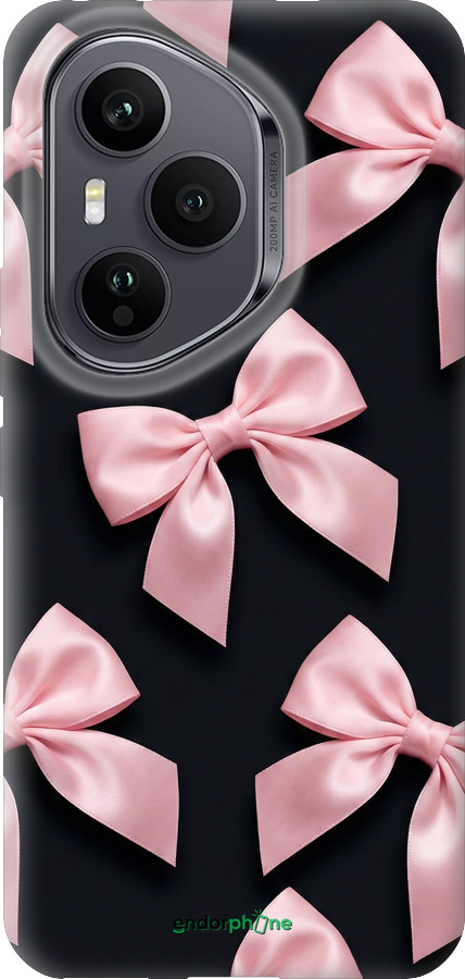 Силиконовый чехол Coquette Ribbons Dark Coquette для Huawei Honor 400 PRO 5G - 6767u-4036 изображение 
