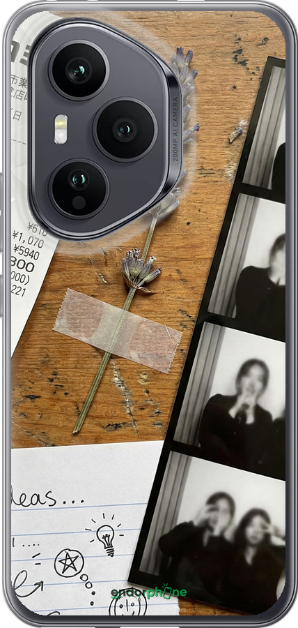 Силиконовый чехол Aesthetic Scrapbook Collage для Huawei Honor 400 PRO 5G - 6773u-4036 изображение 