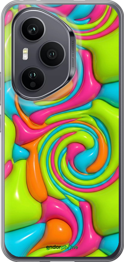 Силиконовый чехол Y2K Jelly Dream для Huawei Honor 400 PRO 5G - 6780u-4036 изображение 