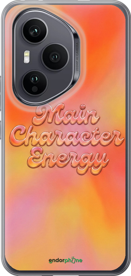 Силиконовый чехол Aura Gradient Main Character Energy Aesthetic Y2K для Huawei Honor 400 PRO 5G - 6783u-4036 изображение 