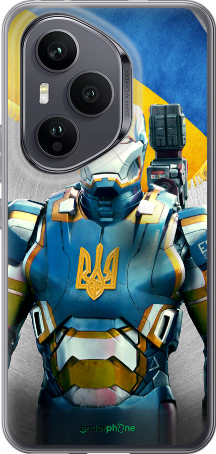 Силіконовий чехол Український кіборг  для Huawei Honor 400 PRO 5G - 980u-4036 изображение 