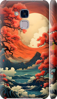 3D пластиковий матовий чехол Природа Японії для Huawei Honor 5C - 6327m-356 изображение 