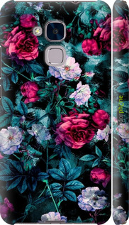 3D пластиковий матовий чехол Сад та троянди для Huawei Honor 5C - 6483m-356 изображение 