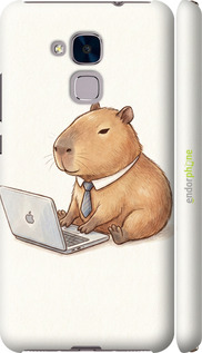 3D пластиковий матовий чехол Funny Capybara CEO Working для Huawei GT3 - 6777m-472 изображение 